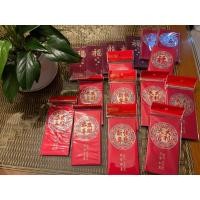 ราคา ซองอั่งเปาปีใหม่ 6ซอง เงินนำโชค สำหรับเทศกาลตรุษจีนพร้อมอักษรอวยพร 6 pcs New Year red envelopes, lucky money envelopes (53204183294)