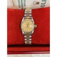 ราคา Rolex Datejust Lady หน้าทองหลักขีด อุปกรณ์กล่องใบครบ (8753377540)