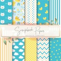 ราคา SCRAPBOOK PAPER SCRAPBOOK PAPER / CRAFT Paper SINGLE - BABY 1 (54602157518)