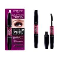 ราคา LIFEFORD Double Perfect Mascara Curl & Volume มาสคาร่า ไลฟ์ฟอร์ด ปารีส ดับเบิ้ล เพอร์เฟ็ค มาสคาร่า 2 หัว (20345884693)