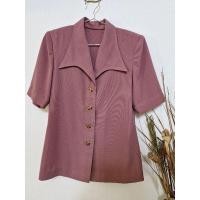 ราคา เสื้อเชิ้ตผู้หญิงมือสอง#เสื้อวินเทจ#ผ้าชีฟอง#เสื้อผ้าผู้หญิง#สีชมพู (26275521362)