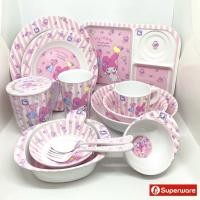 ราคา [1 ชิ้น] มายเมโลดี้ Pouch จานเมลามีน ถาดหลุม ลายการ์ตูน My Melody ศรีไทยซุปเปอร์แวร์ Superware (29453001463)