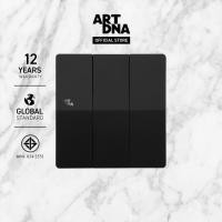 ราคา ART DNA รุ่น A61 Switch 3 Gang สีดำ design switch สวิตซ์ไฟโมเดิร์น สวิตซ์ไฟสวยๆ ปลั๊กไฟสวยๆ (5134667079)