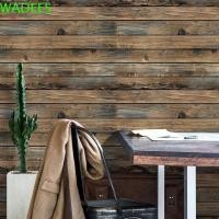 ราคา WADEES ไม้ Grain วอลล์เปเปอร์กันน้ําห้องนอนห้องนั่งเล่นประดิษฐ์ Plank Self-กาว Retro PVC ตกแต่งห้องครัววอลล์เปเปอร์ (57707433866)