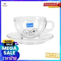 ราคา ชุดถ้วยกาแฟแก้ว 250ml OCEAN GLASS CAFFE LATTEGLASS COFFEE SET 250ml OCEAN GLASS CAFFE LATTE (18647697589)
