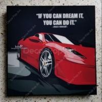 ราคา DECOR POP ART Ferrari รูปติดผนัง Supercar เฟอร์รารี่ home decor ของแต่งบ้าน คอนโด ร้าน กรอบรูป ภาพติดผนัง รูปวาด ของขวัญ (4742800424)