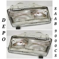 ราคา ไฟหน้า​ SAAB​ 9000CS​ หน้าเล็ก​ ปี​ 1993​ -​ 1998 เลนส์​กระจก​ DEPO​ (22400165761)