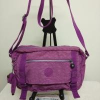 ราคา กระเป๋าสะพายข้าง แบรนด์ Kipling ผ้าร่มสีม่วง (1308735997)