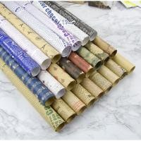 ราคา พร้อมส่งจากไทย กระดาษคราฟท์ ลายหนังสือพิมพ์ กระดาษห่อของขวัญ กระดาษห่อช่อดอกไม้ (17486631538)