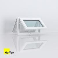 ราคา HOFFEN หน้าต่างบานกะทุ้ง หน้าต่างกระจก uPVC 80X50 ซม. รุ่น PRO พร้อมมุ้ง (6531284377)