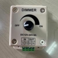ราคา สวิตช์หรี่ ตัวหรี่ไฟ สำหรับ LED 12-24VDC 8A. ดิมเมอร์ Adjustable LED Dimmer Switch (24450945905)
