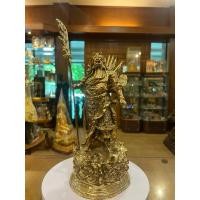 ราคา เทพเจ้ากวนอูยืน ปางบัญชาการ ถือง้าว ทองเหลือง แท้Thakrayang (449015650)