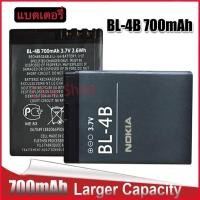 ราคา แบตเตอรี่ BL-4B สำหรับ Nokia 2630 7373 N75 N76 6111 5000 7070 7500 2660 แบตเตอรี่ Nokia 6111 (BL-4B) (BL 4B) BL4B 700Mah (40614494513)
