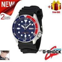 ราคา Seiko SKx009K1COLLACTOR ITEM สีดํา/สีฟ้า Dial Divers นาฬิกาผู้ชายนาฬิกากันน้ํานาฬิกาผู้ชาย Jam tangan lelaki (55707692516)