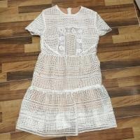 ราคา เดรสสีขาว คล้ายงานแบรนด์ งานป้าย (45776993)