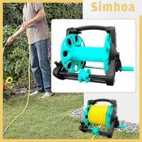 ราคา [SIMHOA] ท่อสวน Reel Storage Rack Roller Spool ชั้นยืน Heavy Duty ผู้ถือท่อน้ําซักผ้ารดน้ําในครัวเรือน (53758432279)