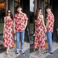 ราคา VSM COUPLE #3496 ชุดคู่รัก ชุดคู่สีแดง ไปเที่ยวทะเล พรีเวดดิ้ง (15477846994)