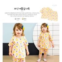 ราคา ILEBN01 pimpollo SETเสื้อเด็กผู้หญิง+กางเกง ลายสับปะรด (3637373746)