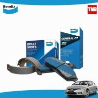 ราคา Bendix ผ้าเบรค Honda Civic FD 1.8 2.0 ปี 2006 - 2012 ฮอนด้า ซีวิค เอฟดี i VTEC หน้า หลัง เบนดิกซ์ ดิสเบรค เบรก (4095259725)