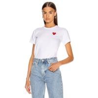 ราคา COMME DES GARCONS PLAY CDG Cotton Red Emblem Tee Size M (40305719867)