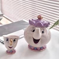 ราคา ส่งจากไทยPP ชุดถ้วยน้ำชา Mrs Potts and Chip จากเรื่อง Beauty and The Beast เป็นเซรามิกน้า น่ารักมากๆ กาน้ำชา ถ้วยชา (19648862770)