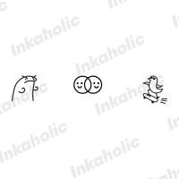 ราคา Inka Meme Tattoo - สติ๊กเกอร์รอยสักชั่วคราว 9cmx2cm สวยเท่ กันน้ํา ติดทนนาน (27838759949)