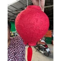ราคา โคมไฟกระดาษสา 8 นิ้ว ทรงM สีแดง โคมไฟร้านอาหารจีนฮ่องกง โคมไฟร้านอาหารญี่ปุ่น งานแฮนเมด ผลิตจากกระดาษสา ออกใบกำกับภาษีได (25687365644)