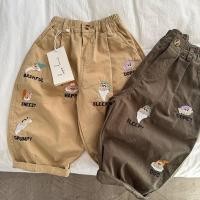 ราคา กางเกงขายาวลําลองสําหรับเด็ก 2025 ฤดูใบไม้ผลิและฤดูใบไม้ร่วงใหม่เด็กชายและเด็กหญิงการ์ตูนเต็มพิมพ์กางเกงตรง (43658792073)