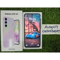 ราคา ขาย Samsung Galaxy A35 5G สีม่วง Awesome Lilac RAM 8 ROM 128 มือสอง สภาพสวย ครบกล่อง มีประกัน 8900 บาท ครับ (26416881126)