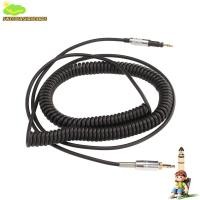 ราคา SWEE หูฟังสายเปลี่ยน, 3.5 มม.ถึง 2.5 มม.พร้อม 6.35 Adaptor HiFi Coiled สาย, เสียงสเตอริโอยืดสําหรับ Sennheiser HD6 HD7 HD8 HD515 HD518 HD558 HD598 (56308752962)