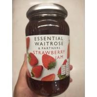 ราคา Waitrose Essential Strawberry Jam แยม สตรอเบอร์รี่ เวทโทรส เอสเซนเชี่ยว454 กรัม (18379314315)