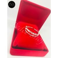 ราคา กำไลข้อมือเงินแท้ กำไลข้อเท้าเงินแท้ น้ำหนัก 2 สลึง รุ่น BD-BC-018-087 (533656339)