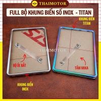 ราคา กรอบป้ายทะเบียนไทเทเนียม7สีชุดป้ายทะเบียนสแตนเลสเงาคุณภาพสูงป้องกันคราบสําหรับใหม่ล่าสุดทั้งหมดทนทานและสวยงามยานพาหนะไฟฟ้ารถจักรย (56707231793)