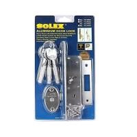 ราคา กุญแจประตูบานเลื่อนสับ กุญแจบานเลื่อนคอม้า SOLEX No.412HSS ของแท้ 100% (2327837477)