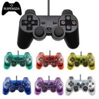 ราคา RUIPENGDA Wired Controller สําหรับ PS2/PS1 คอนโซลการสั่นสะเทือนจอยสติ๊ก Gamepad Joypad สําหรับ PS2 mando Controller (26186462232)
