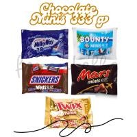 ราคา Chocolate Minis (Twix , Snickers , Mars , Bounty , Milky way) น้ำหนัก 333 กรัม สินค้าจากต่างประเทศ (45252555278)