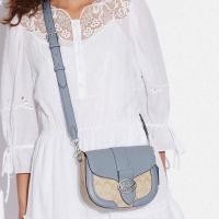 ราคา มือสอง Coach GEORGIE SADDLE BAG IN SIGNATURE CANVAS (23869068540)