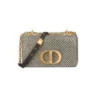 ราคา ขายล่วงหน้าในยุโรป Dior/Dior ผู้หญิงขนาดเล็ก DIOR CARO หนังวัวปักลูกปัด/กระเป๋าสะพายข้าง (25118842037)