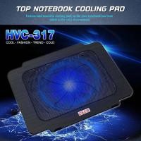 ราคา พัดลมโน๊ตบุ๊ค พัดลมรองโน๊ตบุ๊ค Cooling notebook Oker HVC-317/OKER พัดลมระบายความร้อนโน๊ตบุค Cooler Pad HVC-315 (2 Fan) (1541294744)