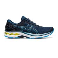 ราคา Asics รองเท้าวิ่งผู้ชาย Gel-Kayano 27 (2E) Wide | French Blue/Digital Aqua ( 1011A835-401 ) (9400747797)