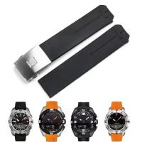 ราคา 20 มม.21 มม.ยางซิลิโคนสําหรับนาฬิกา Tissot 1853 Tengzhi T-Touch original T013 สายนาฬิกากันน้ํา T047T081T33 สายรัดข้อมือ (54158049089)
