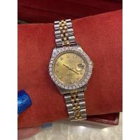 ราคา Rolex Datejust Lady หน้าทองหลักเพชรขอบเพชร แท้% (13535784819)