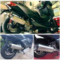 ราคา Akrapovic titanium slip on แท้ 100% พร้อมคอฟลู titanium ท่อ Xmax 300 (10371230462)