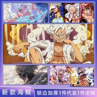 ราคา One Piece Mouse Pad Oversized Five-Gear Luffy Keyboard Pad Non-Slip Boys Learning Game Anime Table Mat Peripheral XPrL (43318331089)