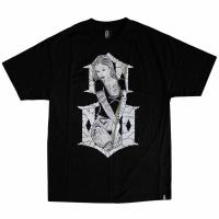 ราคา เดรสคอกลมแขนสั้นพิมพ์ลายRebel8 6th เสื้อยืดแขนสั้นสีดํา (21818383188)