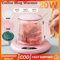 ราคา เครื่องทําความร้อน Coaster แก้วกาแฟอุ่น USB ถ้วยอุ่น 3 อุณหภูมิการตั้งค่า Thermostatic 55 องศาแบบพกพาสําหรับชากาแฟร้อนและนม (48302156461)