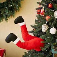 ราคา ตุ๊กตา ขาซานตาครอส ของตกแต่ง คริสมาส ซานต้า ซานตาครอส Santa Claus legs Christmas Cushion Doll Home Decoration (29869657143)