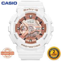ราคา G*s*h*o*c*k Baby-G BA110 นาฬิกา GMA-S110 นาฬิกาผู้ชายผู้หญิงกีฬานาฬิกาดิจิตอลสีชมพู GMA-S110MP-4A1 แฟชั่นเรซิ่นสายนาฬิกา k184 (45603735051)