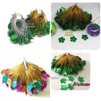 ราคา ใบส้ม จุกมังคุด ร้อยดิ้น 50 ขั้วใบ ตกแต่งเหรียญโปรยทาน (24821732743)