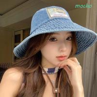 ราคา มอคโฮ เดนิม ถัง หมวก สไตล์ญี่ปุ่น ย้อนยุค กันแดด พับเก็บได้ สีฟ้า ปีกกว้าง (43028874695)